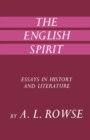 Image for English Spirit: Essays in Literature &amp; History