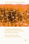 Image for International bureaucracy: challenges and lessons for public administration research