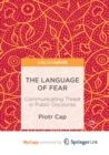 Image for The Language of Fear