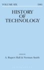 Image for History of technologyVolume 6