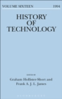 Image for History of Technology Volume 16 : Vol.16.