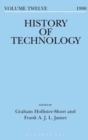 Image for History of Technology Volume 12