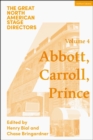 Image for Great North American stage directorsVolume 4,: George Abbott, Vinnette Carroll, Harold Prince