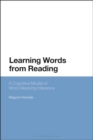Image for Learning Words from Reading: A Cognitive Model of Word-Meaning Inference