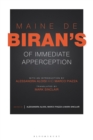 Image for Maine de Biran&#39;s &#39;Of immediate apperception&#39;