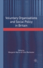Image for Voluntary organisations and social policy in Britain: perspectives on change and choice