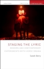 Image for Staging the Lyric
