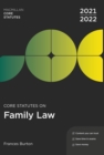 Image for Core Statutes on Family Law 2021-22