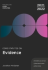 Image for Core Statutes on Evidence 2021-22