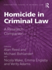Image for Homicide in criminal law: a research companion