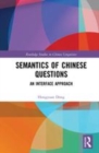 Image for Semantics of Chinese questions  : an interface approach
