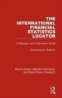 Image for The international financial statistics locator  : a research and information guide
