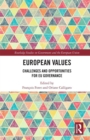 Image for European values  : challenges and opportunities for European Union governance
