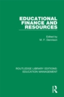 Image for Educational Finance and Resources