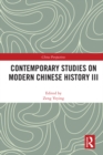 Image for Contemporary studies on modern chinese history.