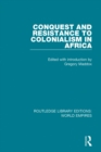 Image for Conquest and resistance to colonialism in Africa : 11