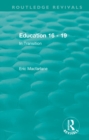 Image for Education 16-19: in transition