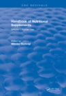 Image for Handbook of Nutritional Supplements: Volume I: Human Use