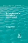 Image for An introduction to educational measurement