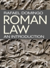 Image for Roman law: an introduction