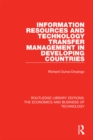 Image for Information resources and technology transfer management in developing countries