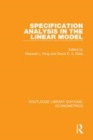 Image for Specification analysis in the linear model