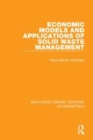 Image for Economic models and applications of solid waste management