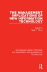 Image for The management implications of new information technology