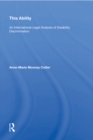 Image for This Ability: An International Legal Analysis of Disability Discrimination