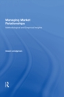 Image for Managing Market Relationships: Methodological and Empirical Insights