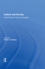 Image for Culture and Society: Critical Essays in Human Geography