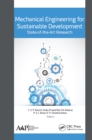 Image for Mechanical engineering for sustainable development: state-of-the-art research