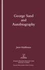 Image for George Sand and autobiography : 5