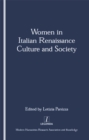 Image for Women in Italian Renaissance culture and society