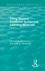 Image for Using student feedback to improve learning materials