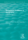 Image for Behavioral problems in geography: a symposium
