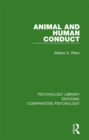 Image for Animal and human conduct