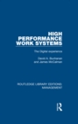 Image for High performance work systems: the digital experience