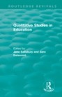 Image for Qualitative studies in education