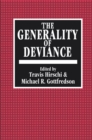 Image for The Generality of deviance