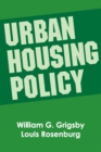 Image for Urban housing policy