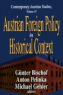 Image for Austrian foreign policy in historical context : volume 14