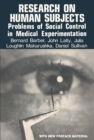 Image for Research on Human Subjects: Problems of Social Control in Medical Experimentation