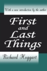 Image for First and last things