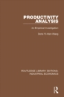 Image for Productivity analysis: an empirical investigation