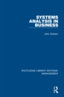 Image for Systems analysis in business