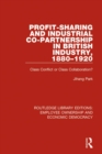 Image for Profit-sharing and industrial co-partnership in British industry, 1880-1920: class conflict or class collaboration?