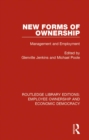 Image for New Forms of Ownership: Management and Employment