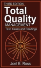Image for Total quality management: text, cases, and readings