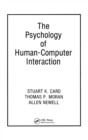 Image for The psychology of human-computer interaction